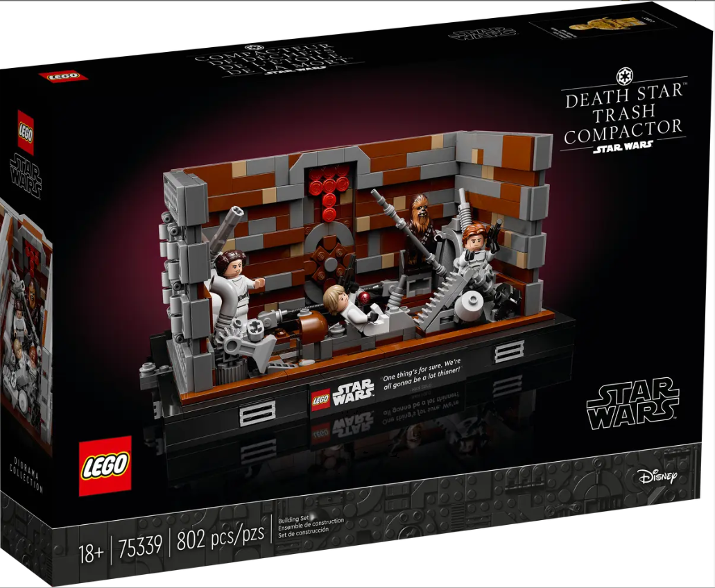 Lego Drvič odpadkov Hviezdy smrti – dioráma 75339