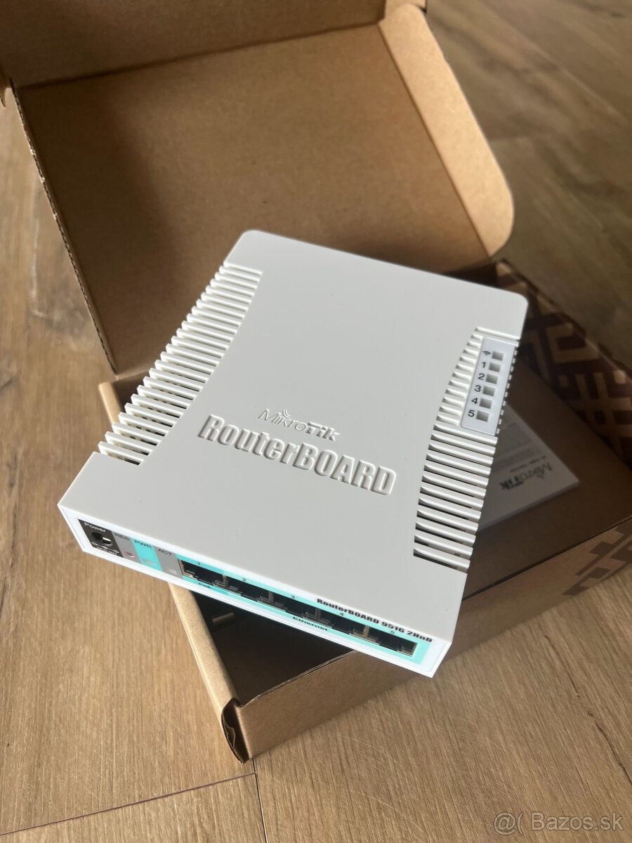 MikroTik RB951G-2HnD – nový, nepoužitý router