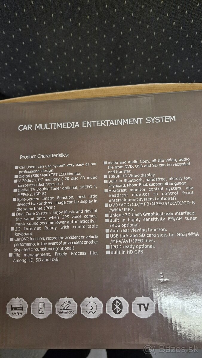 Autorádio peugeot 4007