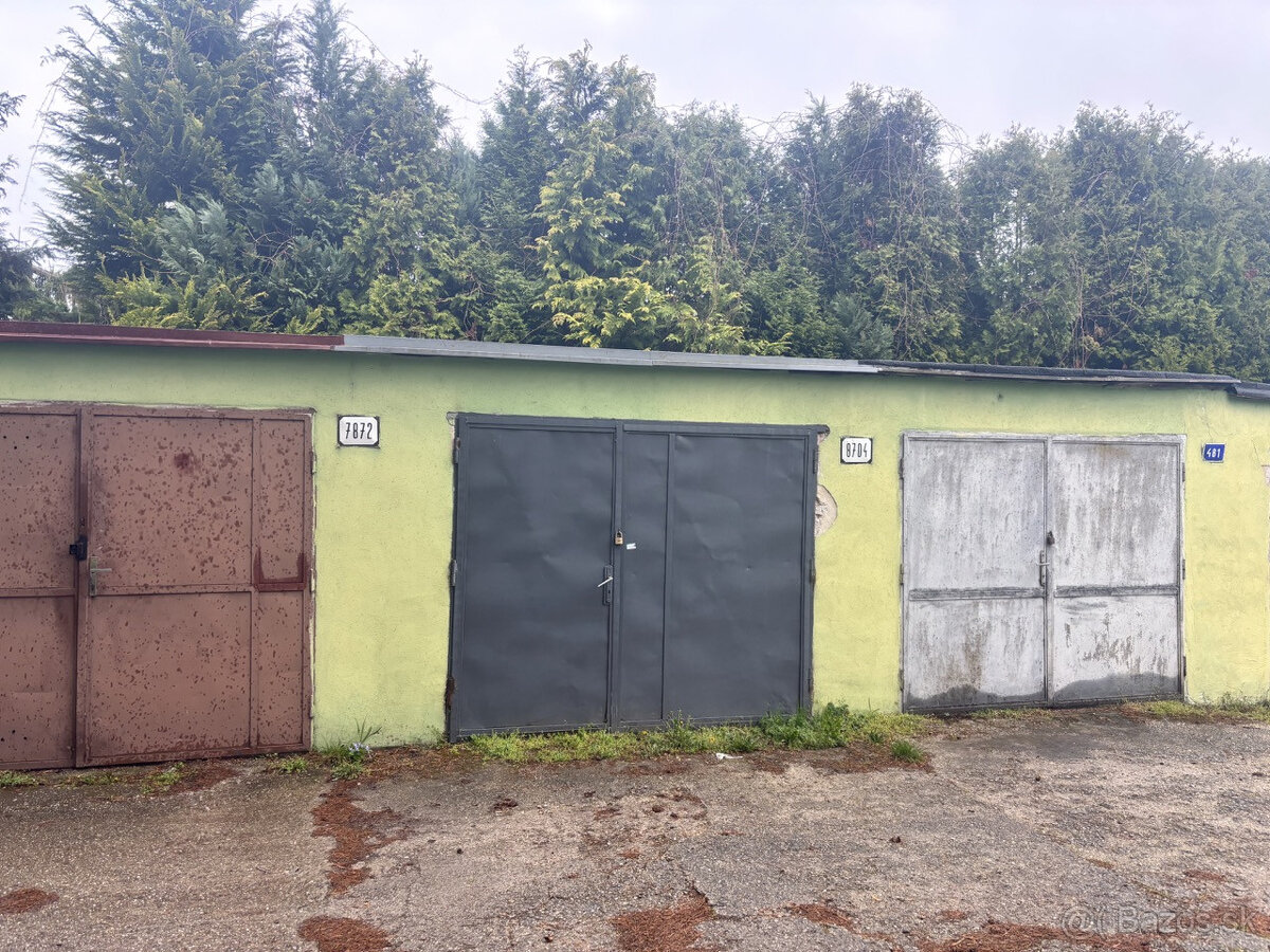 Na predaj: Samostatne stojaca murovaná garáž – Trnava