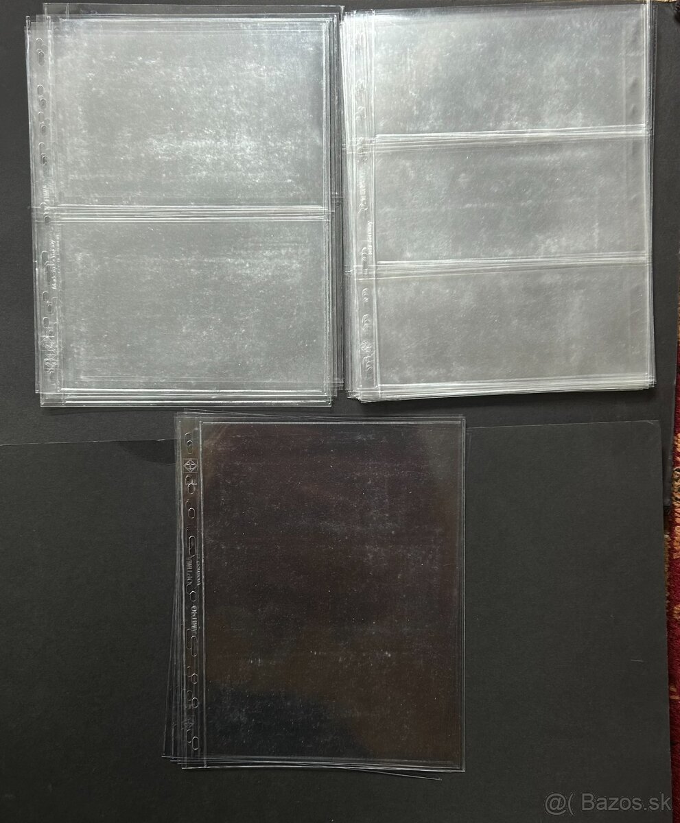 Bankovky listy do albumov Optima