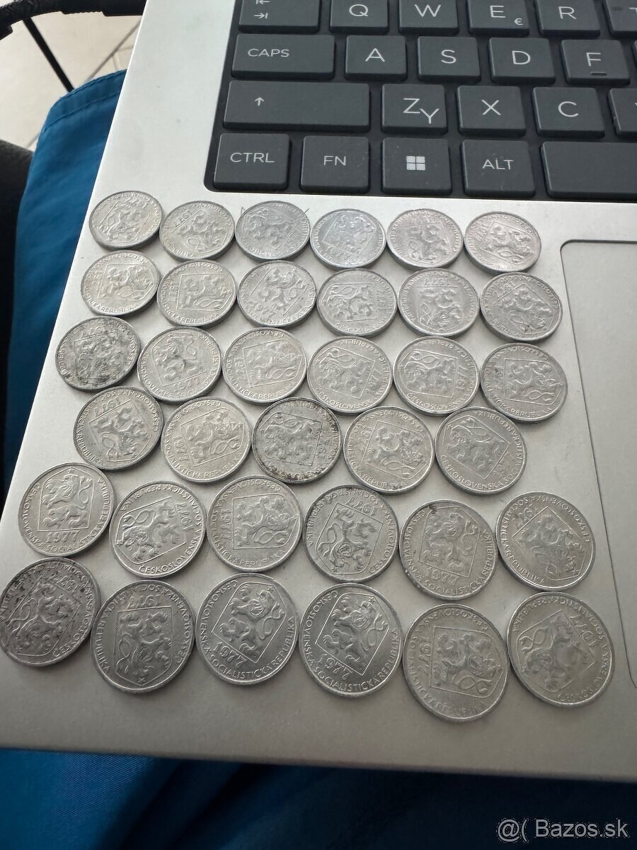 5 halierov Československo 1977 - 35 ks