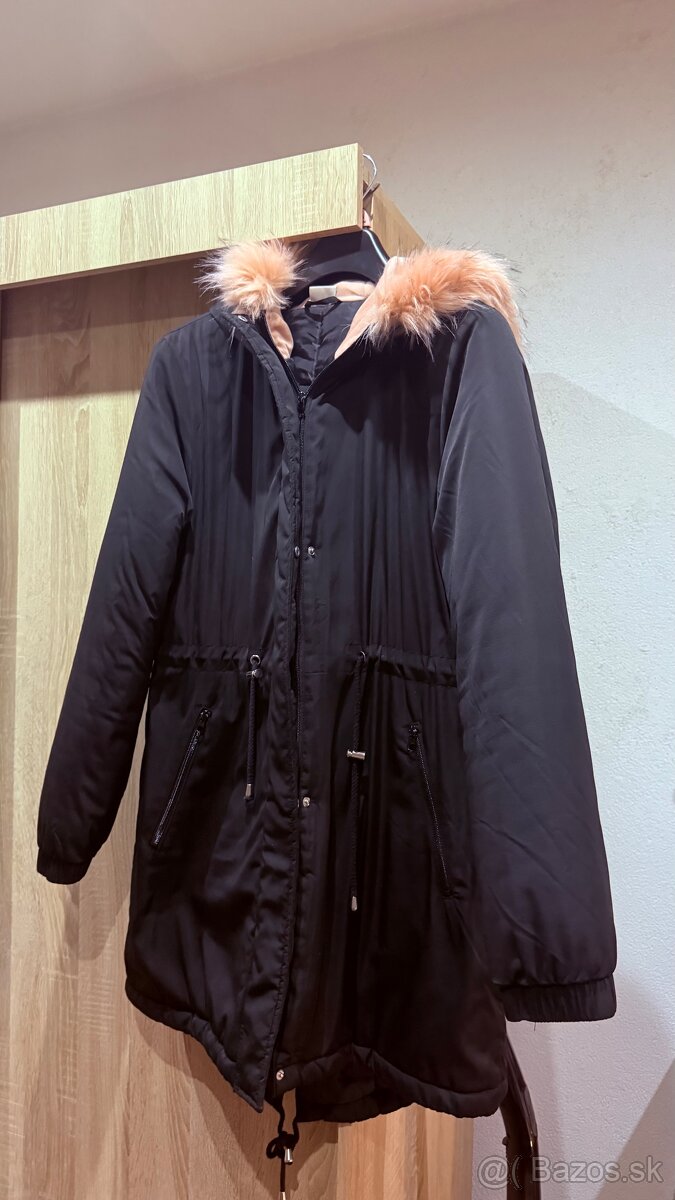 Bunda čierna dámska