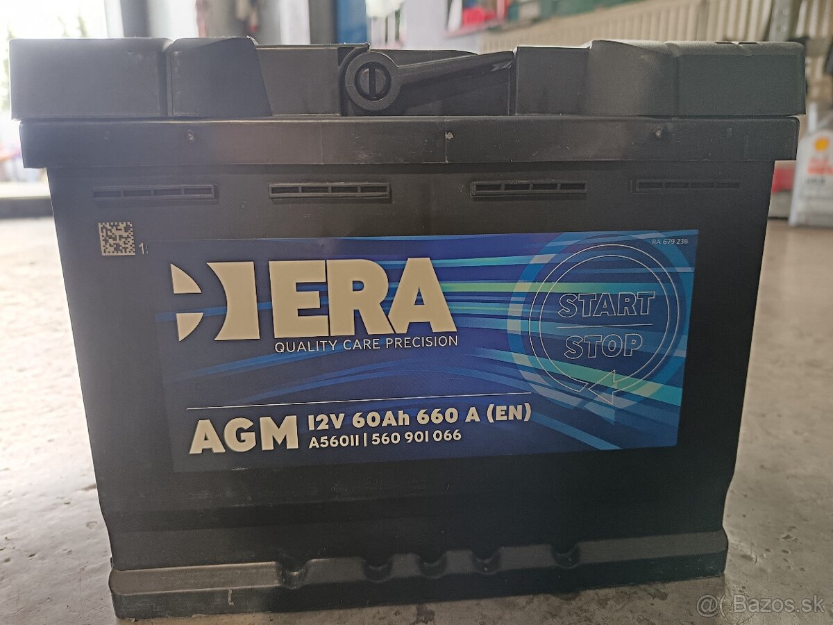AGM Autobatéria 60Ah ERA ( Start-Stop )