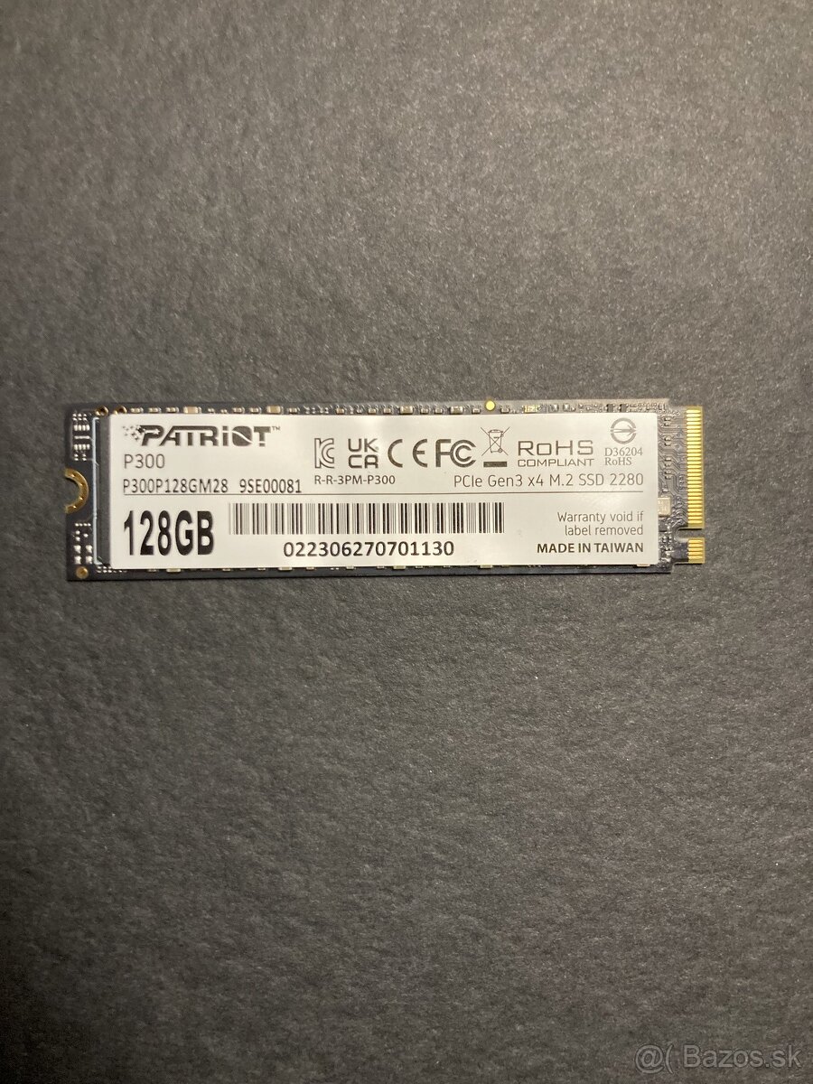 M.2 SSD Patriot P300 128GB