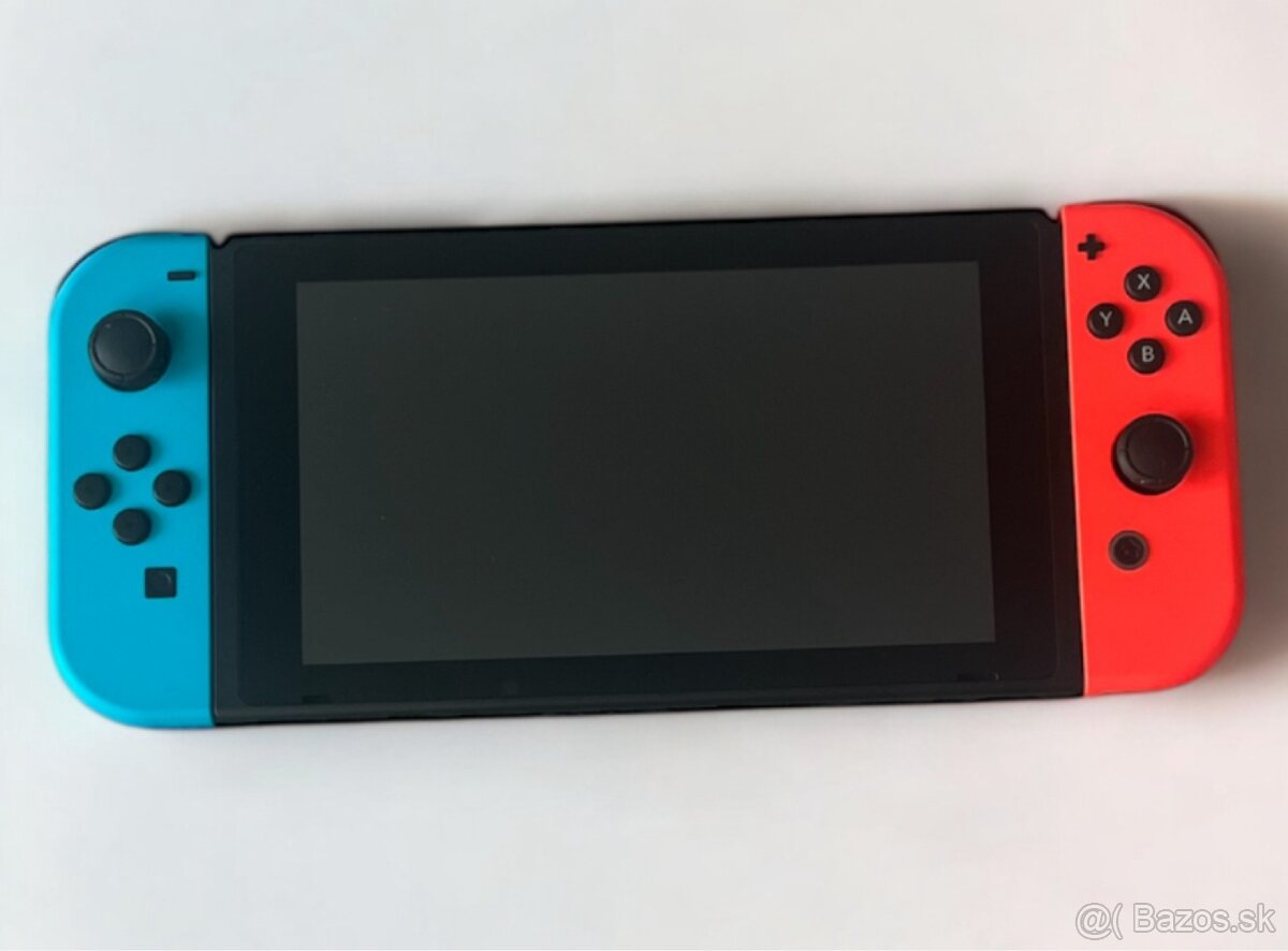 Nintendo Switch Neon Red/Blue + príslušenstvo + krabica