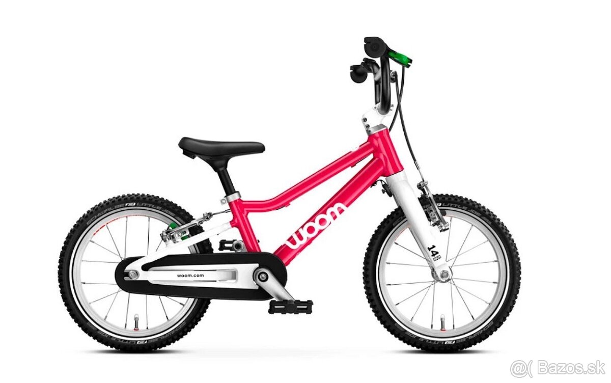 WOOM 2 GO 14", hot pink 2025 Nový