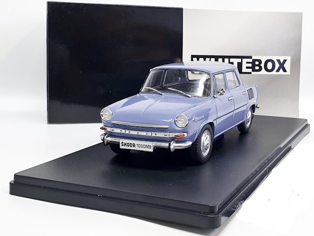 ŠKODA 1000 MB v mierke 1:24 ------------ KOVOVÝ, NOVÝ