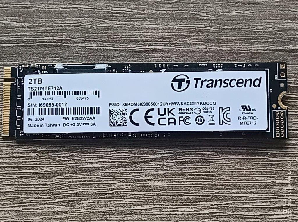 2TB Transcend MTE712A PCIe NVMe 4.0 x4 Industrial - 4 000TBW