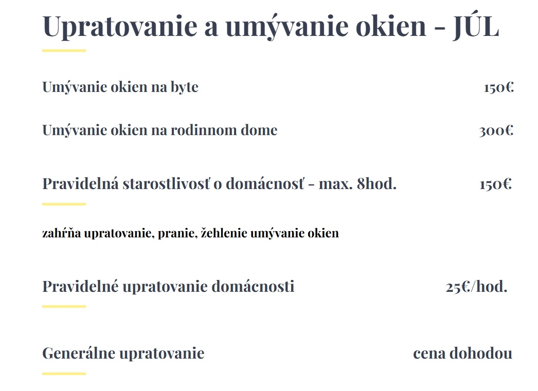 Upratovanie a umývanie okien Bratislava