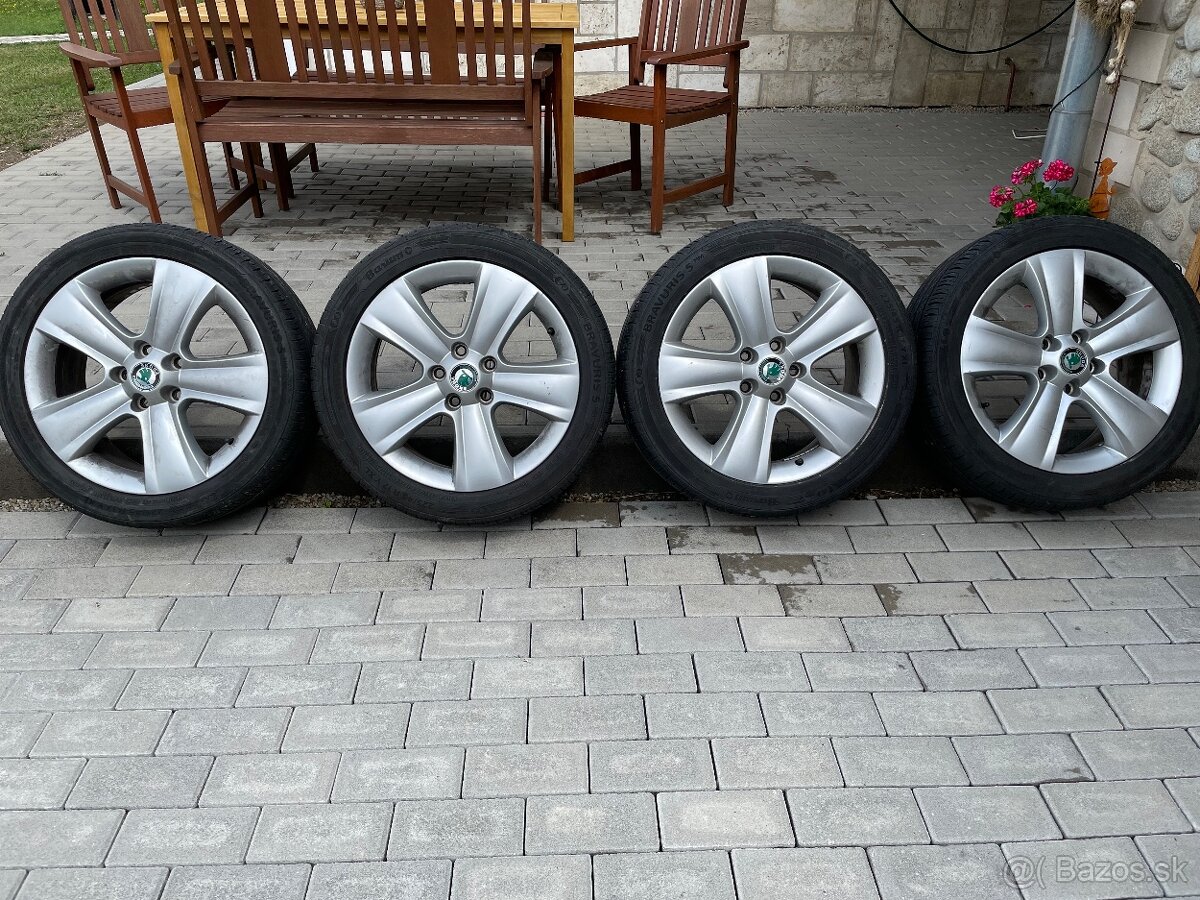 Hliníkové disky Škoda Dolomite 5x112 R17 ET45