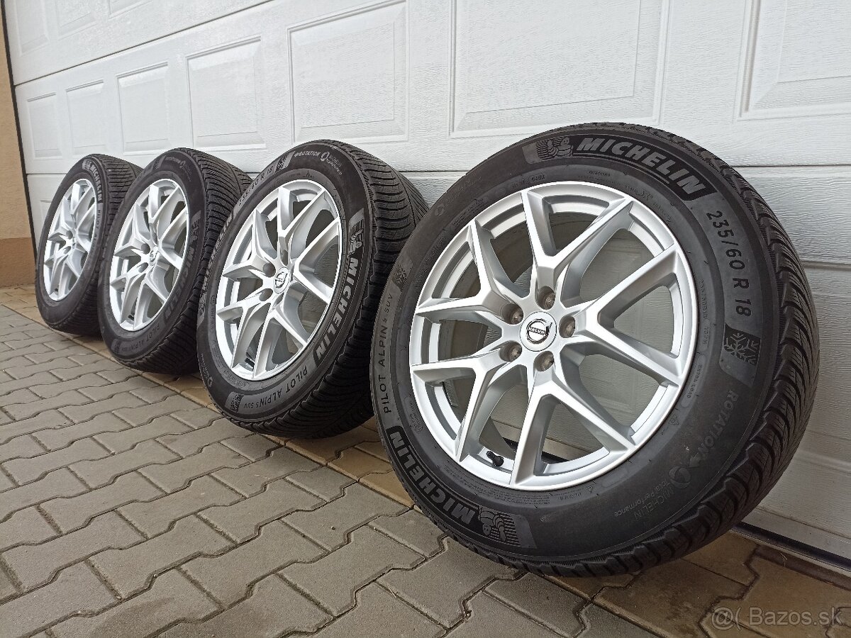 Orig. zimná sada Volvo 5x108 R18 + Michelin Pilot Alpin SUV