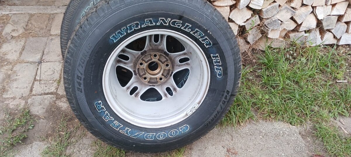 Koleso- disk, pneumatika Goodyar Wrangler HP 245/ 70  R16