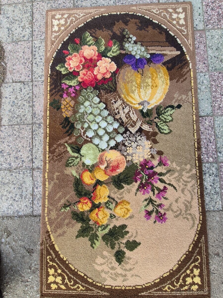 Gobelín Zátišie ovocie- kvety