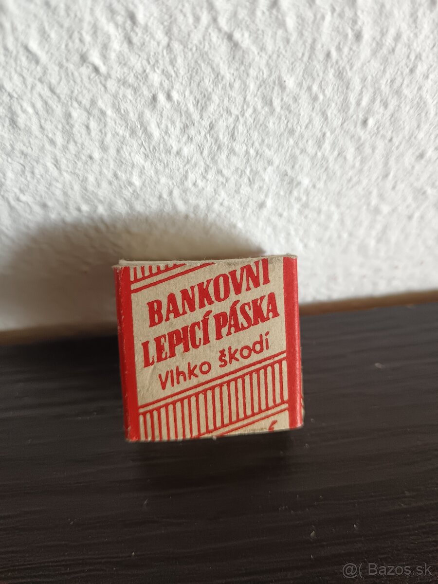 Predám starú, retro Bankovni lepící pásku