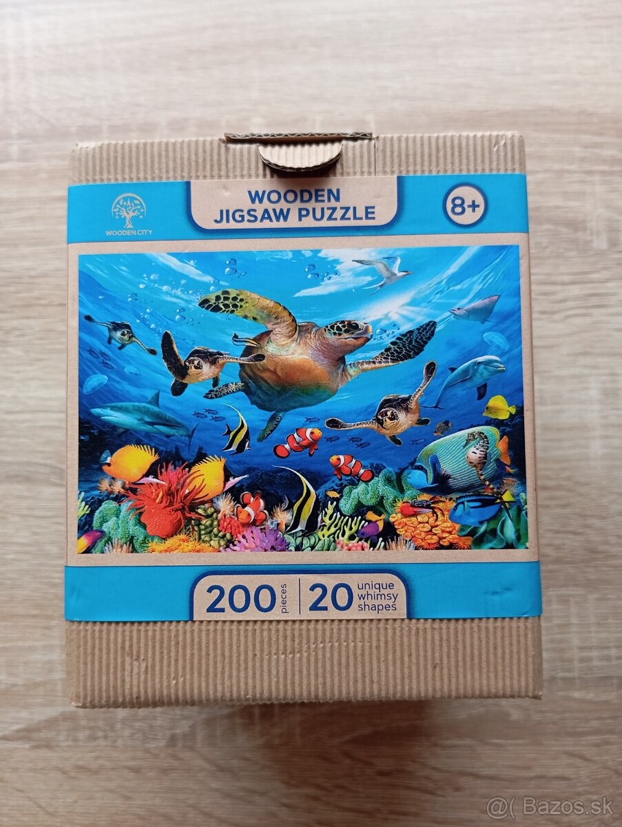 Drevene puzzle korytnacky