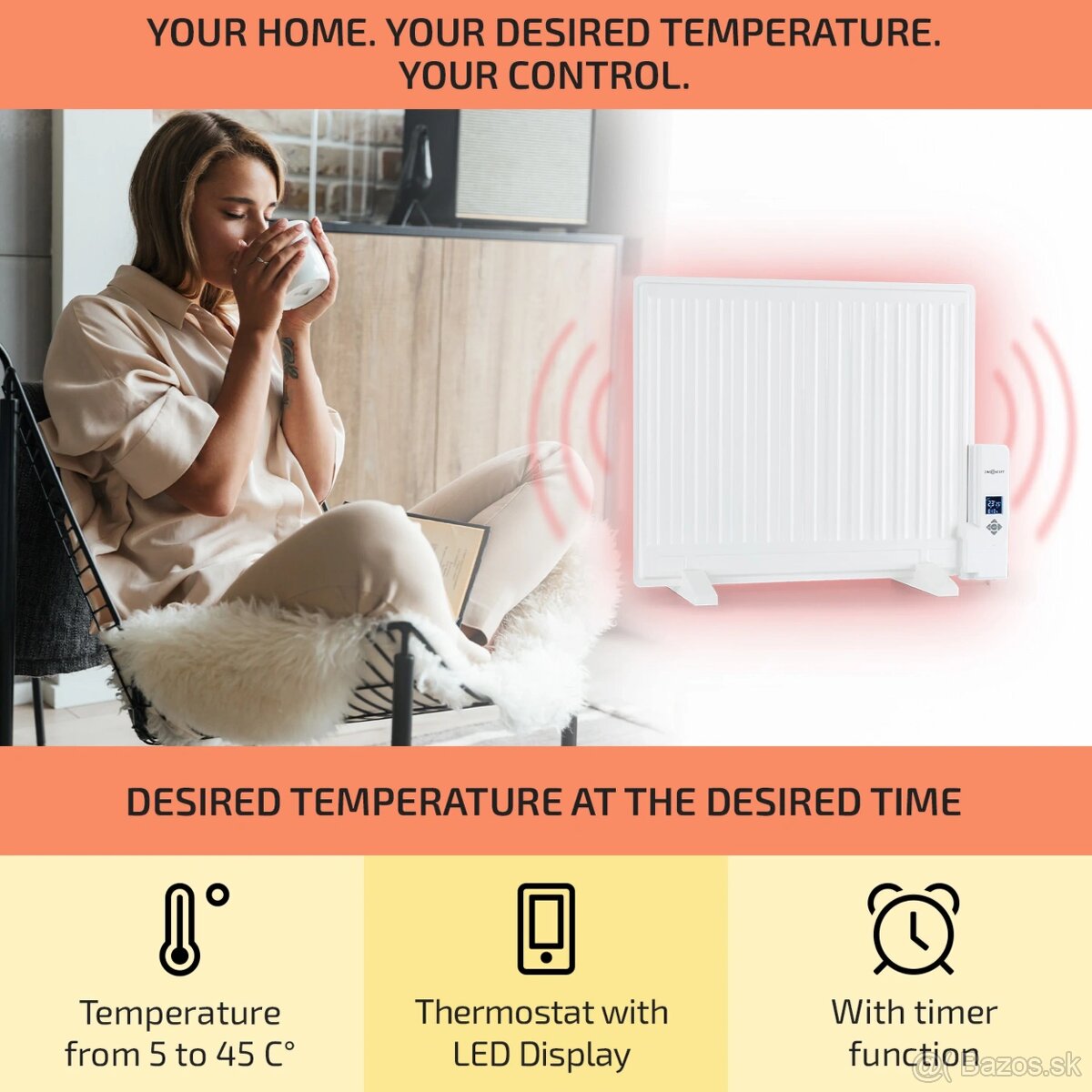 Olejový radiátor Walander