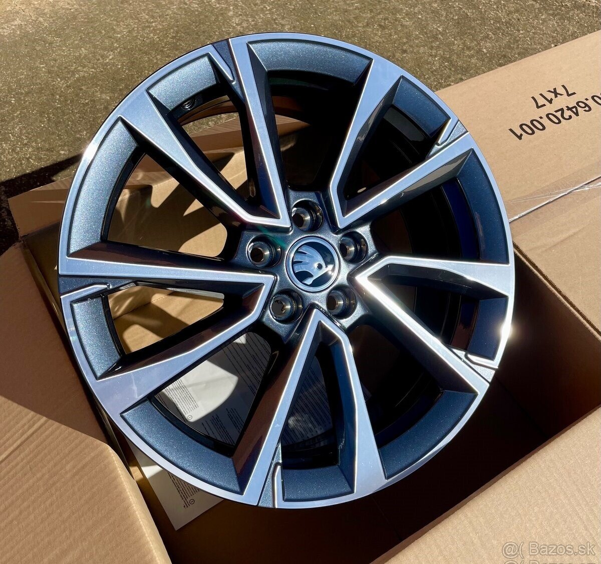 Hliníkove disky SKODA 5x100 r17