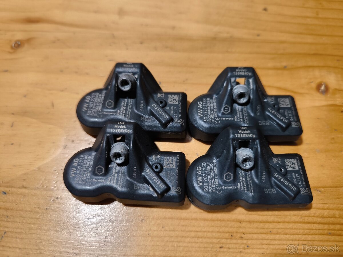 Snímače tlaku pneumatík originál VW Group