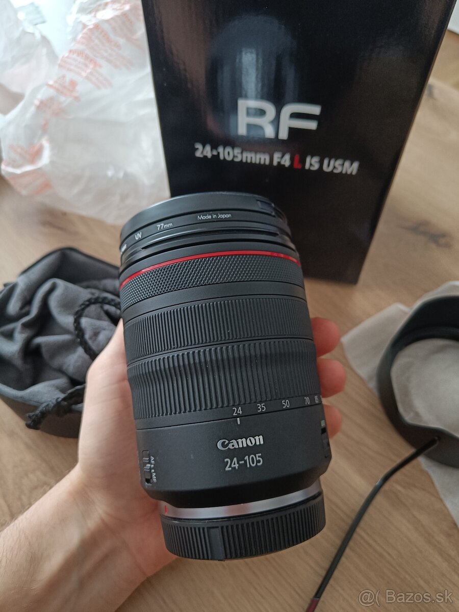 Canon RF 24-105mm f/4 L IS USM – ešte v záruke