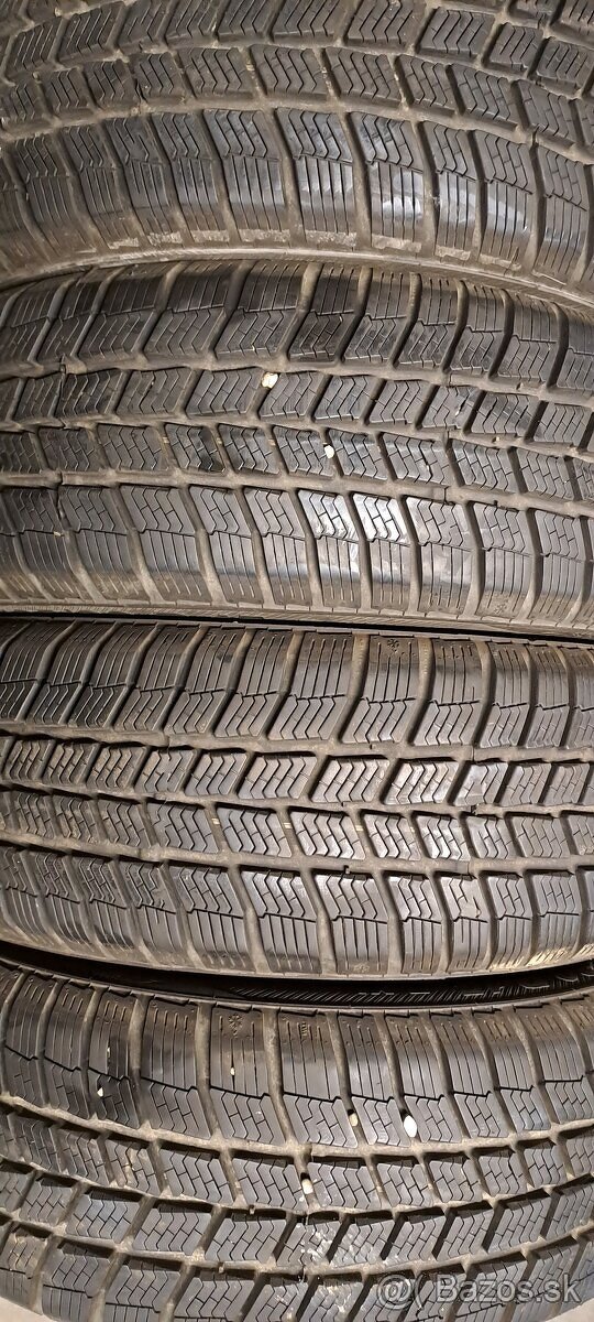 Predám 4ks jazdené zimné 185/60r15-88T Barum