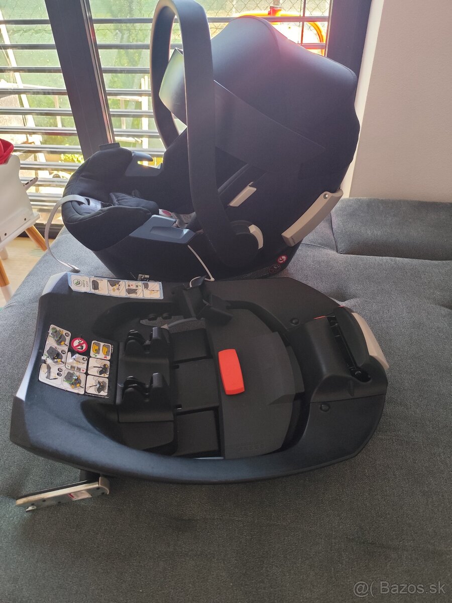 Vajíčko Cybex Aton5+Isofix základňa+zmenšovaciu vložka