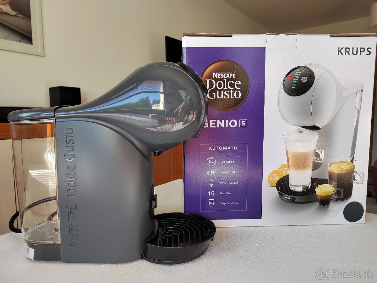Kavovar DOLCE GUSTO Genio S - antracit - NOVÝ