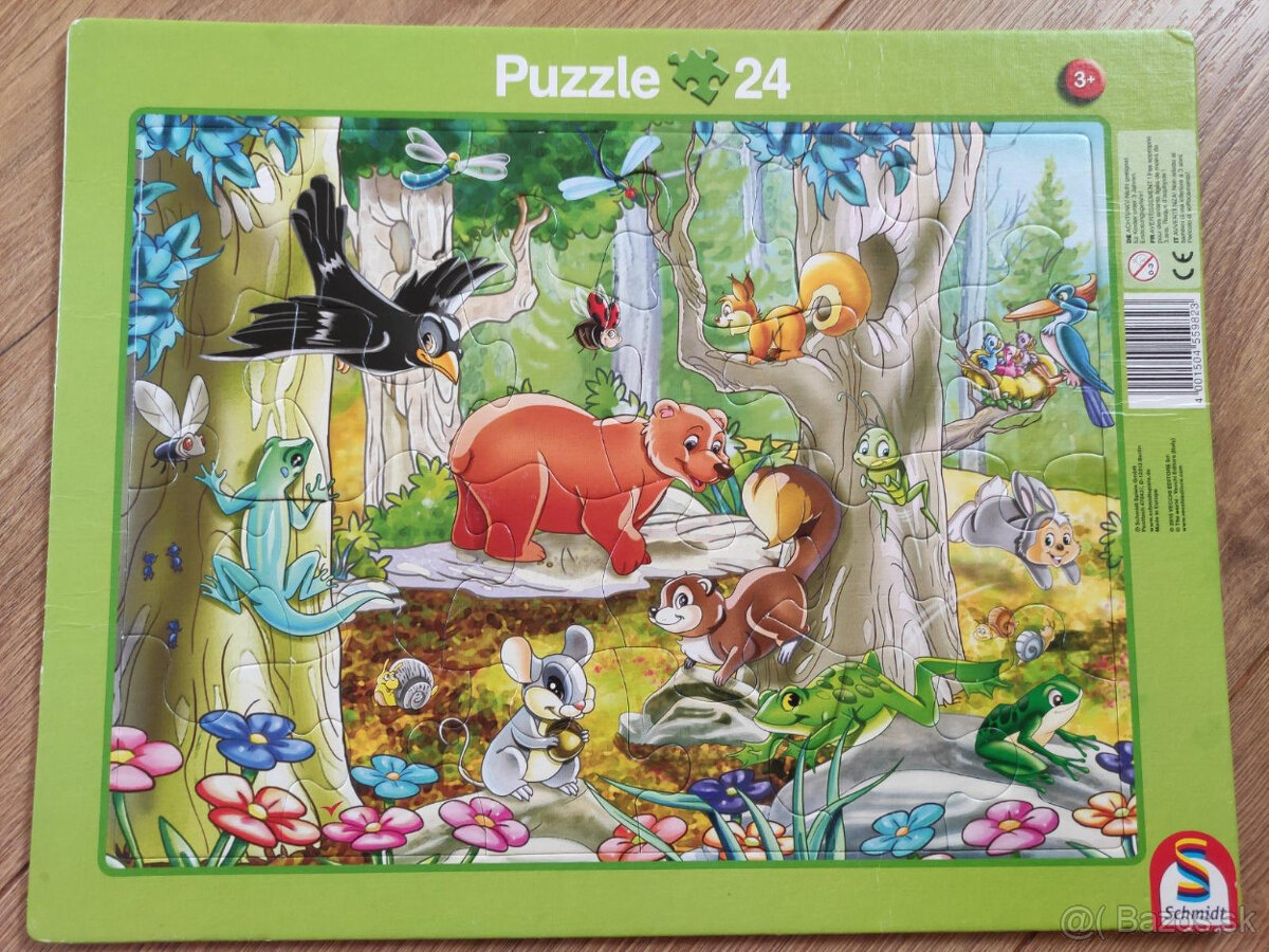 Puzzle Zvieratka v lese
