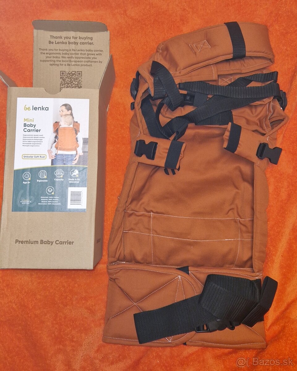 Ergonomický nosič Belenka MINI tehlový