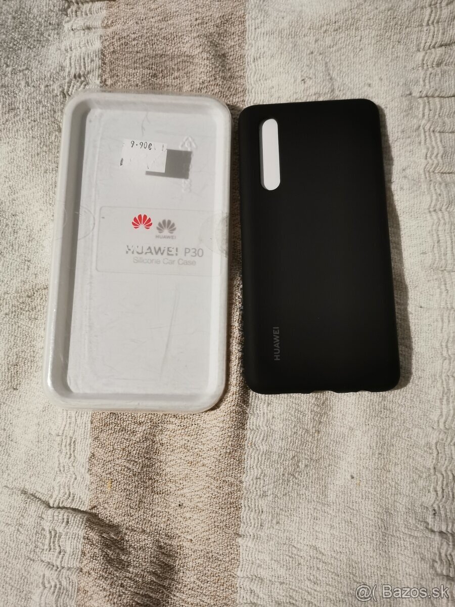 Obal zadný čierny originál na Huawei P30 nepoužívaný