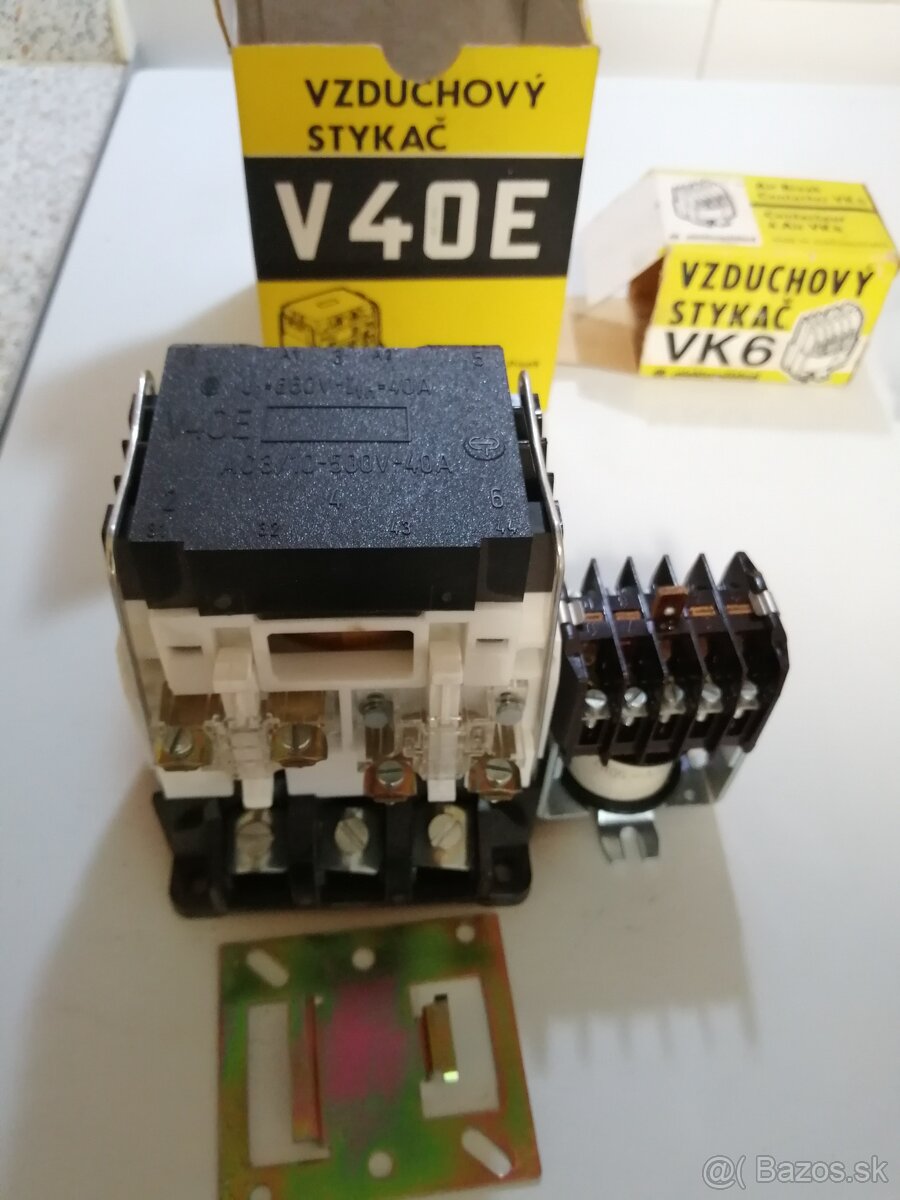 Vzduchový stykac V40E a VK6