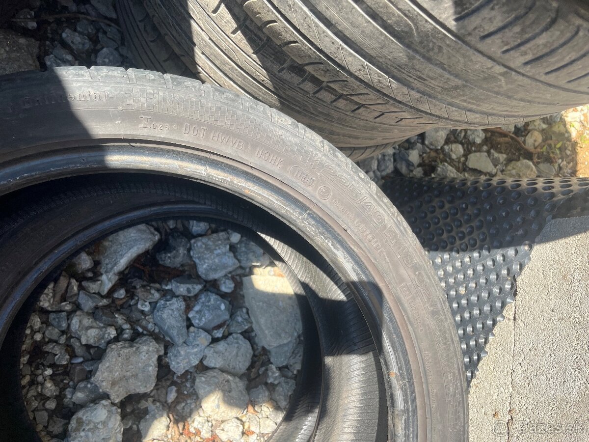2ks pneumatiky 225/40r18 continental