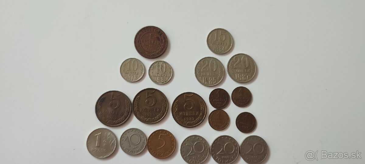 Zberateľské mince - Sovietsky zväz rôzne nominály