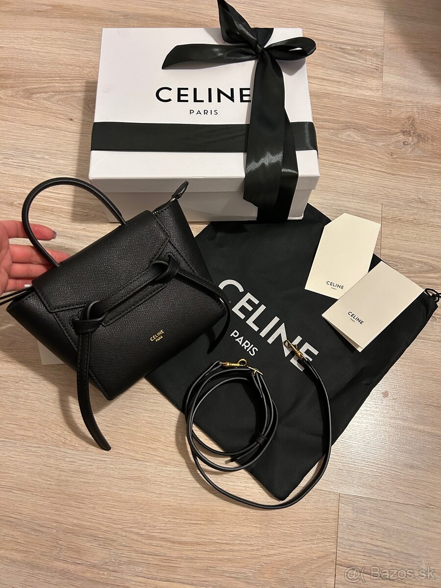 Celine pico belt bag s balením - čierna (CE1)