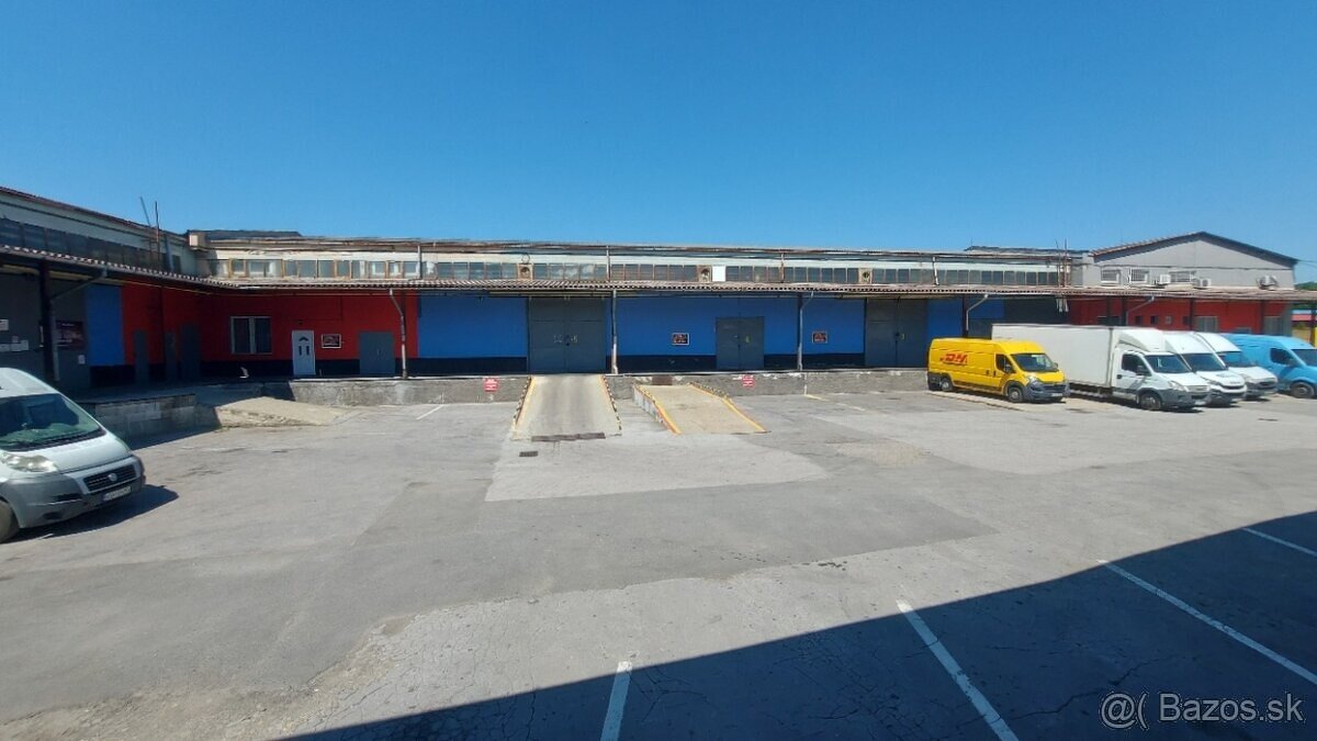 Skladové priestory 849 m2 v južnej časti mesta