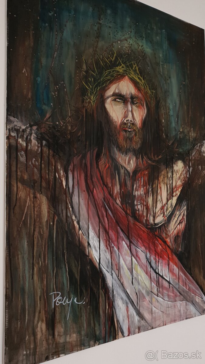 Jesus olejomaľba 100x70cm