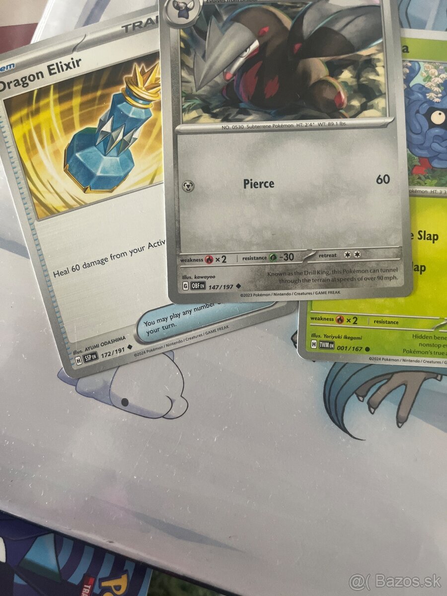 Vymena kariet pokemon