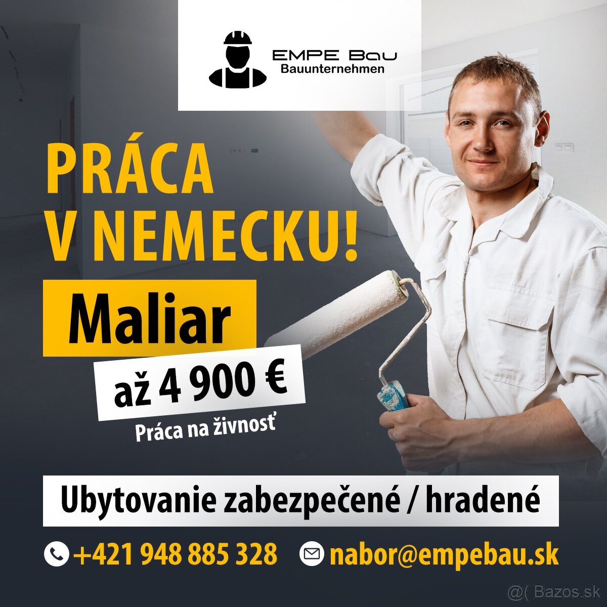 MALIARI – 4850€ / MESIAC – ANDERNACH (NEMECKO) – 22€ / HOD +