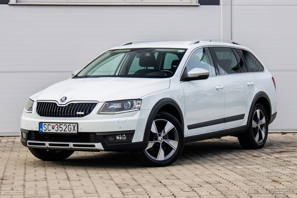 ŠKODA OCTAVIA COMBI SCOUT 4X4 AUTOMAT 2.0 TDI DSG ,2.Majiteľ