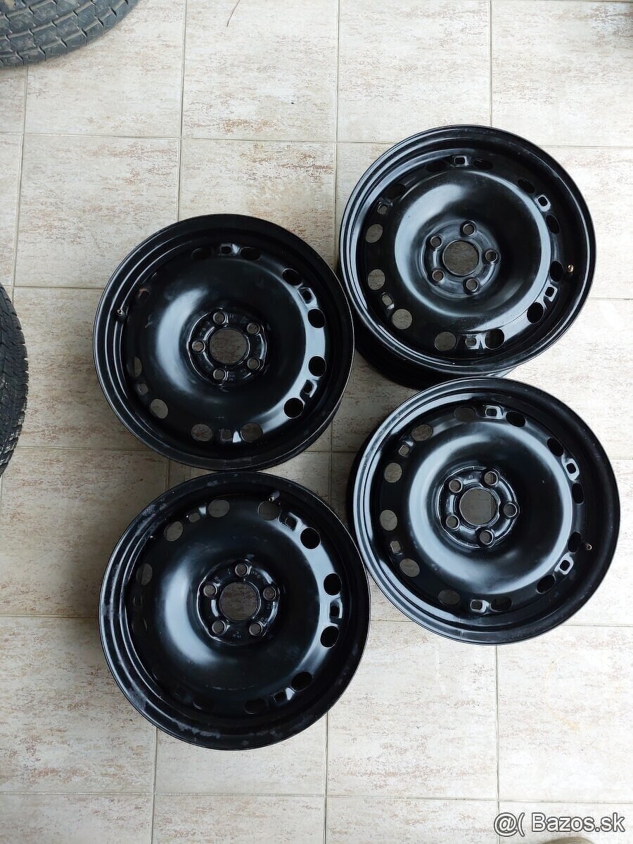 5x112 r15 plechove disky vw