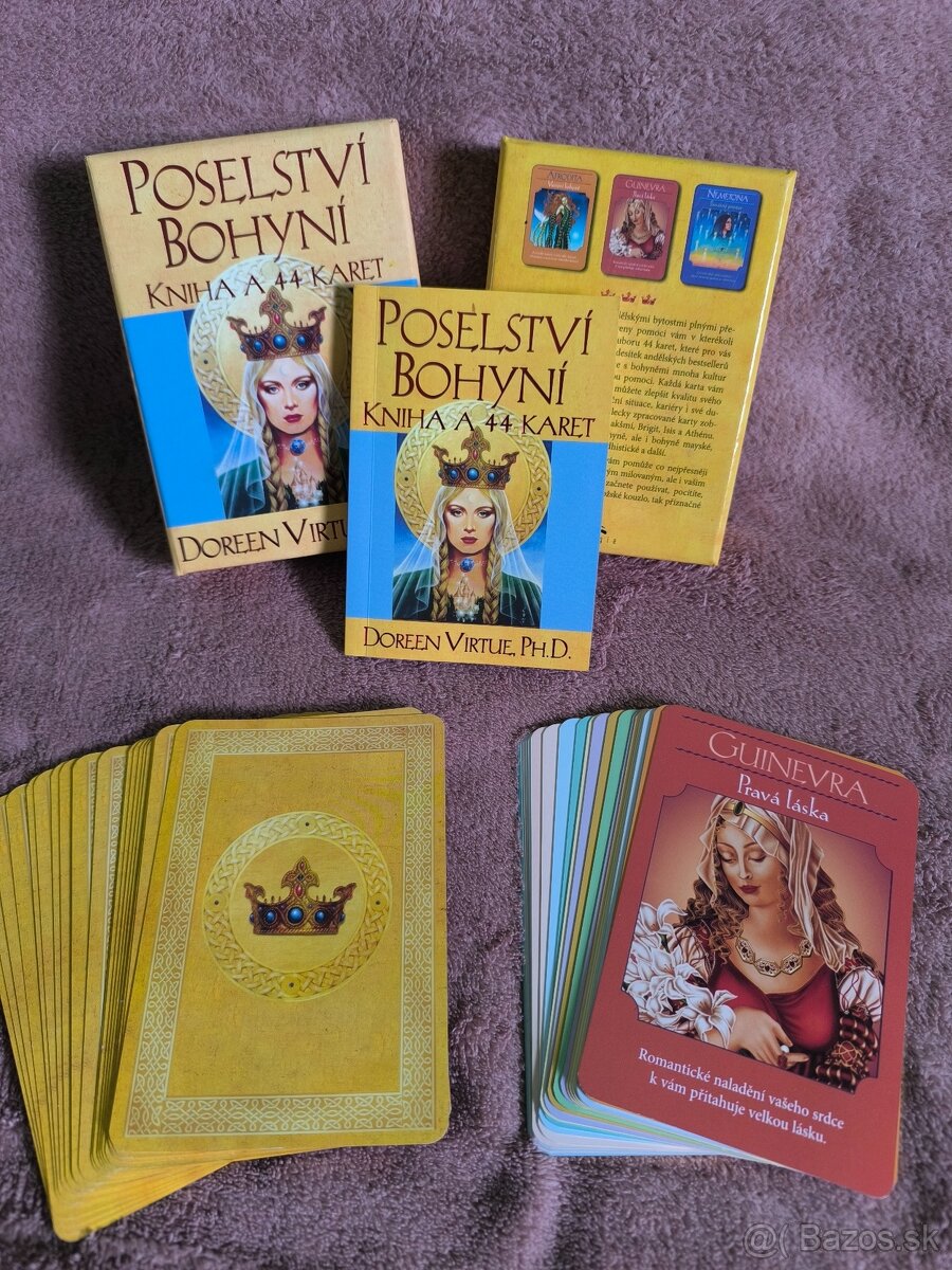 Poselstvi bohyni -vykladacie karty -Doreen Virtue