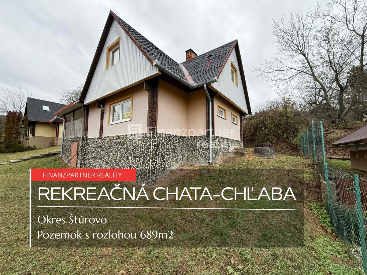 Poschodová chata s pozemkom 689 m², Chľaba, Štúrovo