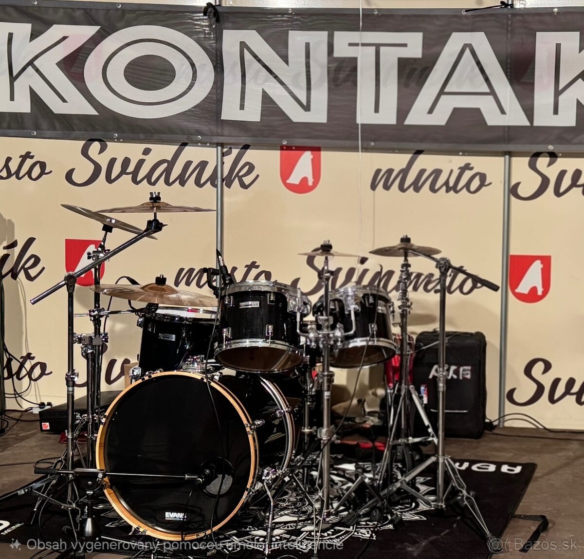 Bicia Zostava TAYE RockPro 22" | Meinl cinely | Evans blany