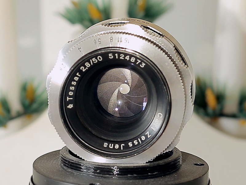 Rarita pre Nikon, CZJ. Tessar 50mm/ F2,8/ M42/ Nikon F
