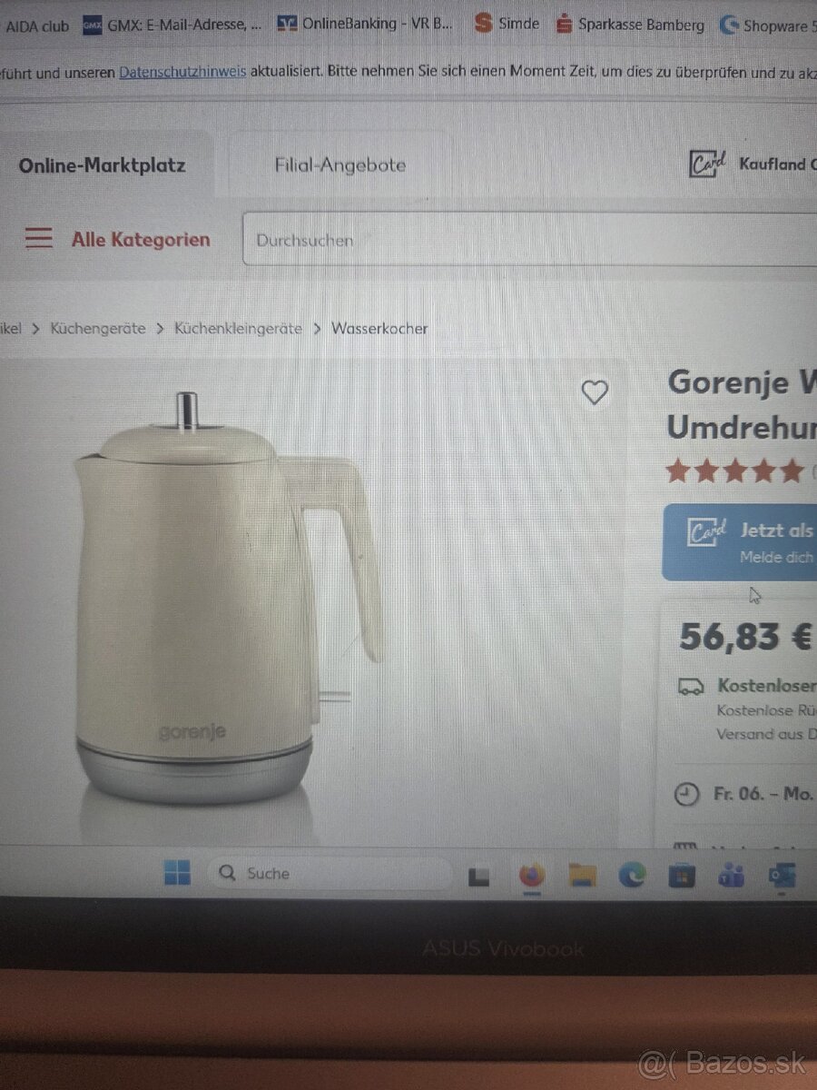 Gorenje rýchlovarná konvica