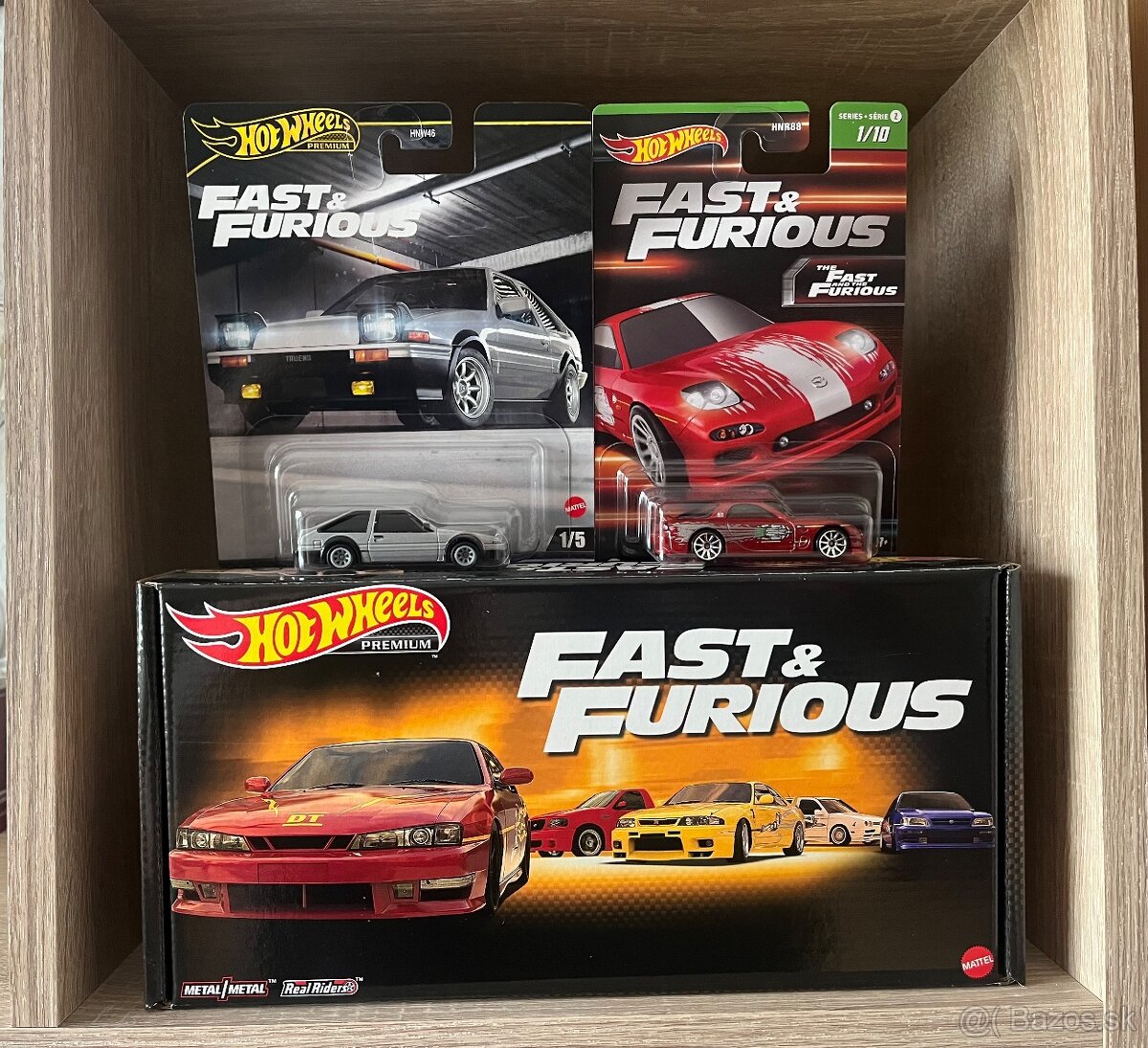 Fast and furious Hot wheels set 1:64