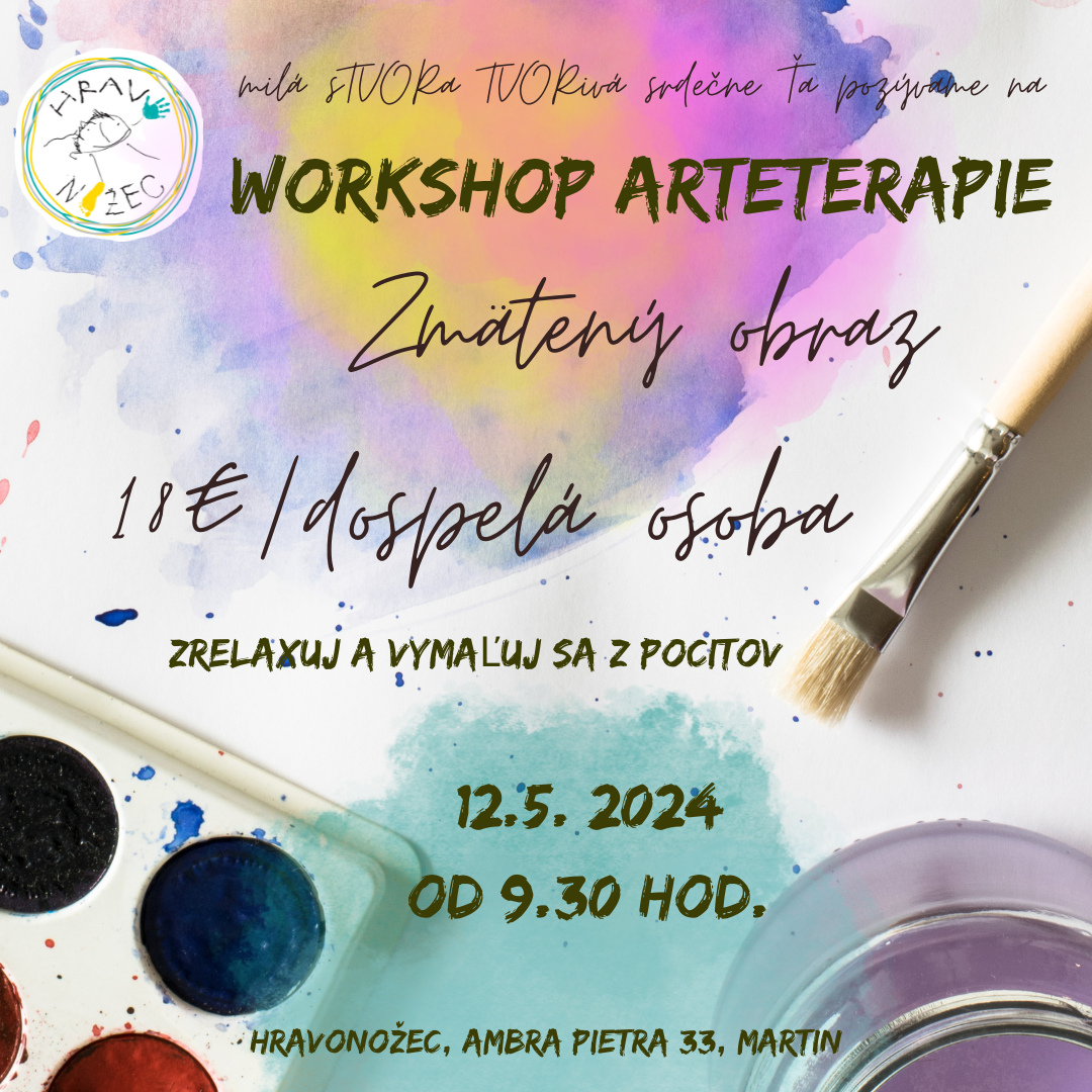 Workshop Arteterapia Martin Hravonožec