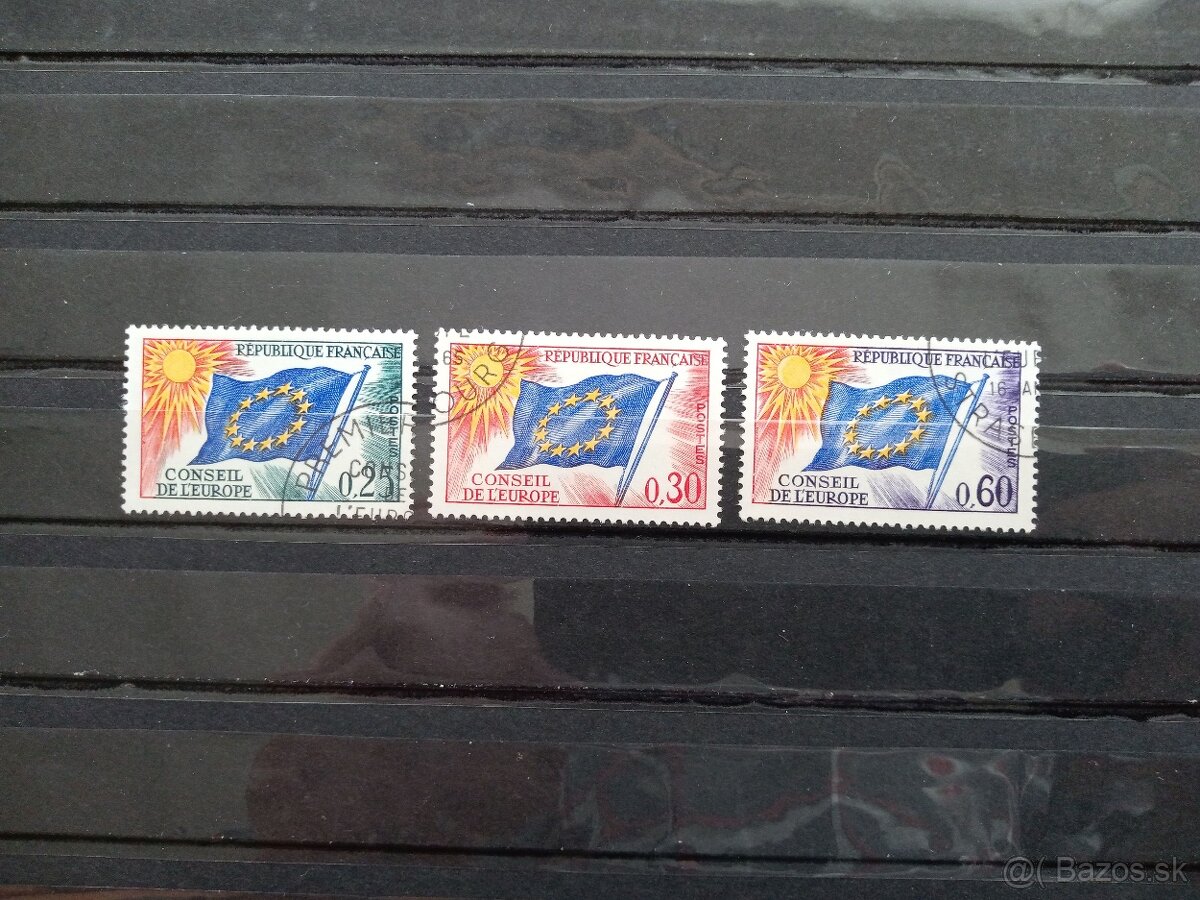 Poštové známky č.711 - Francúzsko - zástava EU