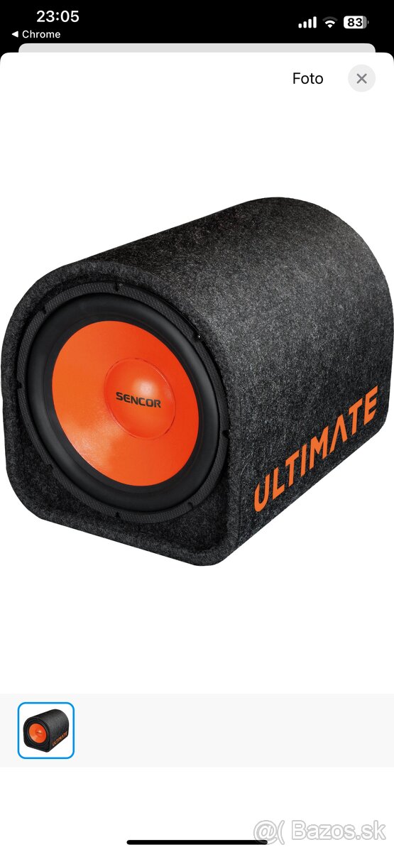 subwofer 1203 600watt sencor a jvc