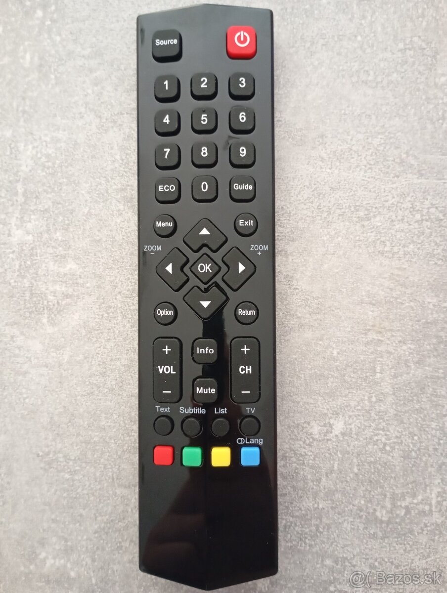 TCL originál dialkové ovládanie